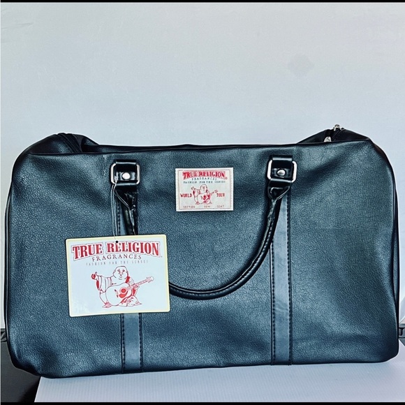 NWT True Religion Carry On Duffle Bag - Picture 1 of 6